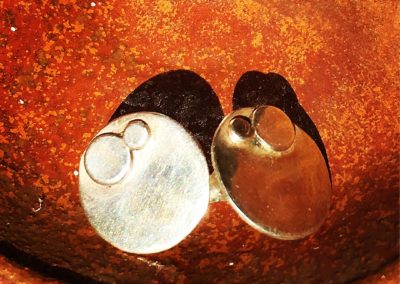 plata,pendientes,artesano,hecho a mano,diseño,barcelona