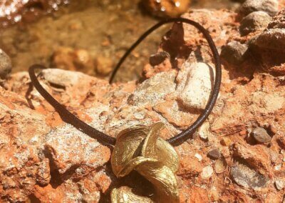 COLGANTE ALGA MARINA erizzo joyas